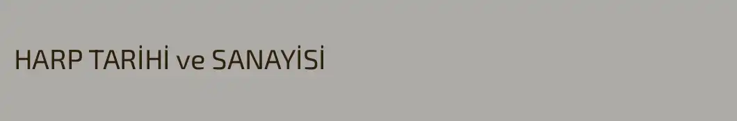 HARP TARİHİ ve SANAYİSİ